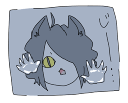 Love owner cat boy sticker #7874133