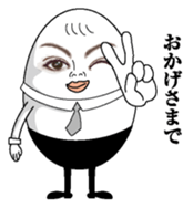 Egg and tofu sticker #7874815