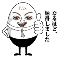 Egg and tofu sticker #7874817