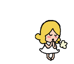 Small little fairy 2 sticker #7874941