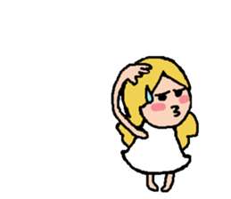 Small little fairy 2 sticker #7874947