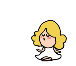 Small little fairy 2 sticker #7874952