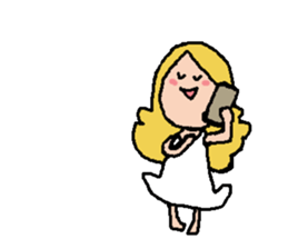 Small little fairy 2 sticker #7874953