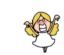 Small little fairy 2 sticker #7874955