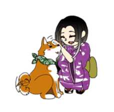 Matajiro & Chiehime 2 sticker #7875154