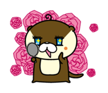 Negative otter. The second step. sticker #7875180