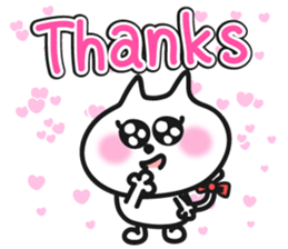 pretty cute cat momo part2 sticker #7875842