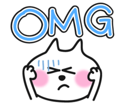 pretty cute cat momo part2 sticker #7875843