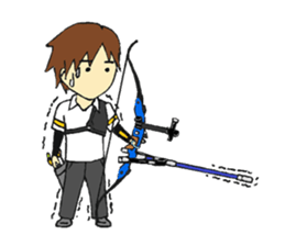 Stickers by an archer, for archers sticker #7876477