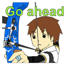 Stickers by an archer, for archers sticker #7876481