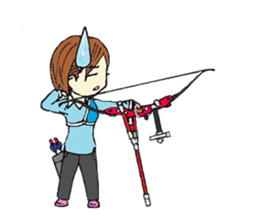 Stickers by an archer, for archers sticker #7876482