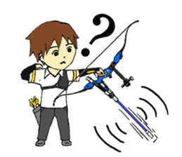 Stickers by an archer, for archers sticker #7876484