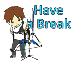 Stickers by an archer, for archers sticker #7876486