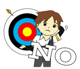 Stickers by an archer, for archers sticker #7876489