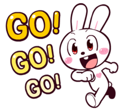 I'm just a rabbit. sticker #7877268