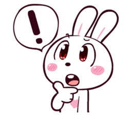 I'm just a rabbit. sticker #7877271