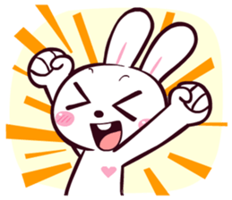 I'm just a rabbit. sticker #7877272