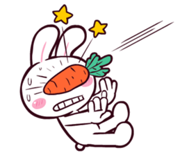 I'm just a rabbit. sticker #7877274