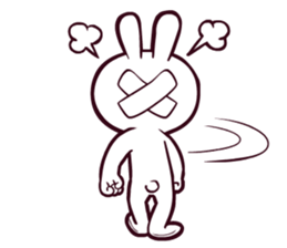 I'm just a rabbit. sticker #7877279