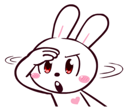 I'm just a rabbit. sticker #7877280