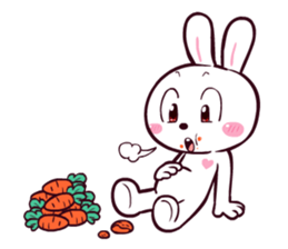 I'm just a rabbit. sticker #7877282