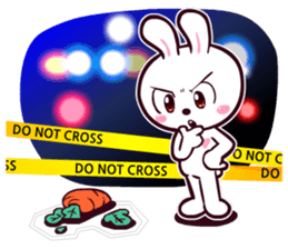 I'm just a rabbit. sticker #7877285