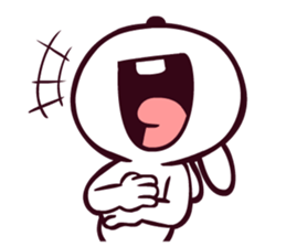 I'm just a rabbit. sticker #7877286