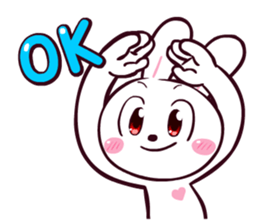 I'm just a rabbit. sticker #7877290