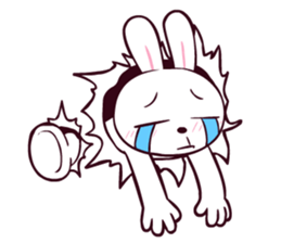 I'm just a rabbit. sticker #7877296