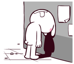 I'm just a rabbit. sticker #7877297