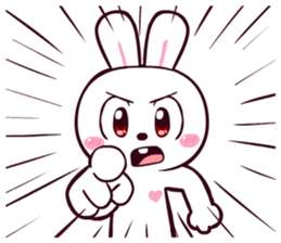 I'm just a rabbit. sticker #7877298