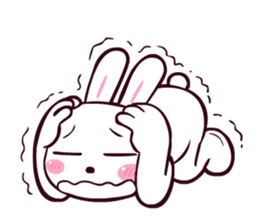 I'm just a rabbit. sticker #7877299