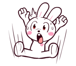 I'm just a rabbit. sticker #7877301