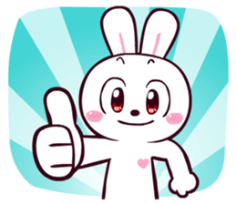 I'm just a rabbit. sticker #7877304