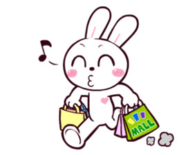 I'm just a rabbit. sticker #7877305