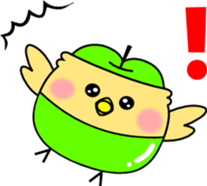 Apple chick sticker #7877471