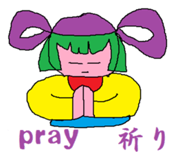 purple baby sticker #7878293