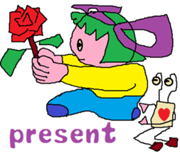 purple baby sticker #7878303