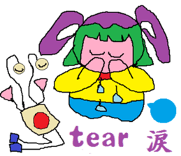 purple baby sticker #7878306