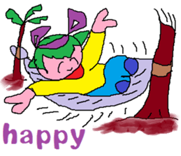 purple baby sticker #7878308