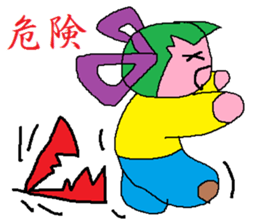 purple baby sticker #7878315