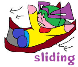 purple baby sticker #7878326