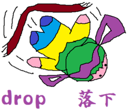 purple baby sticker #7878327