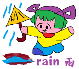 purple baby sticker #7878330