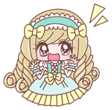 Japanese KAWAII Girls 3 sticker #7878422
