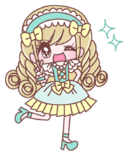 Japanese KAWAII Girls 3 sticker #7878426