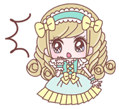 Japanese KAWAII Girls 3 sticker #7878430