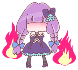 Japanese KAWAII Girls 3 sticker #7878433