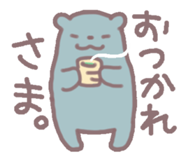 white & black bears sticker #7878538