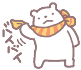 white & black bears sticker #7878541